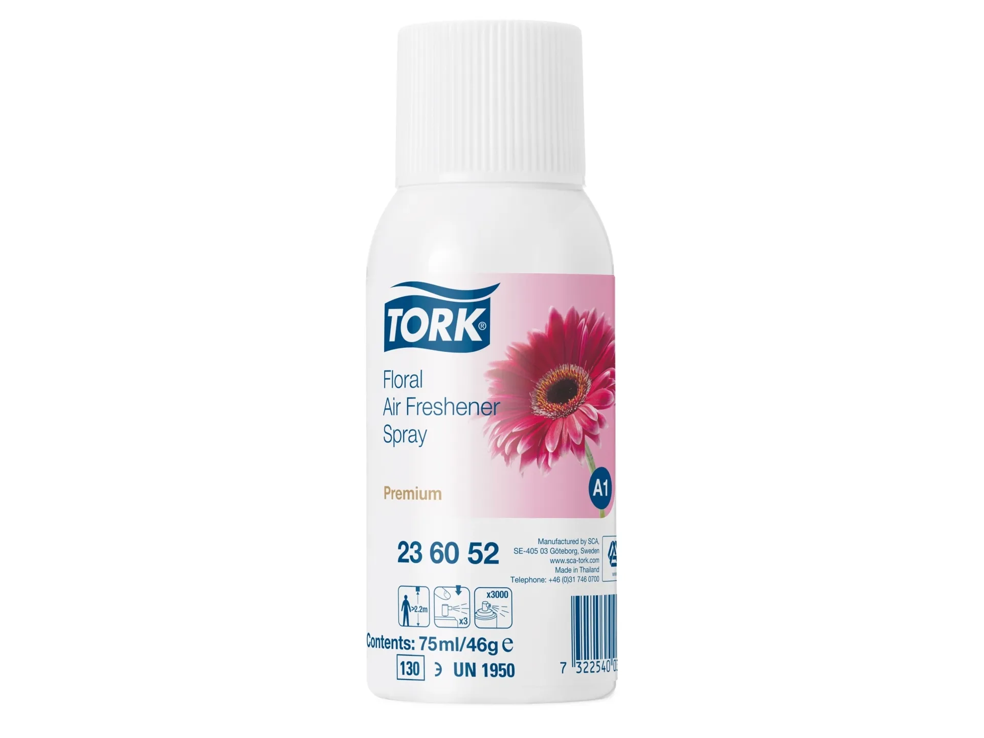 Duftfrisker Tork A1 Airfresh Premium Spray Blomst 75 ml - (12 stk.)