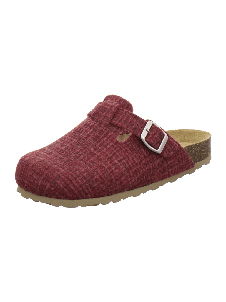 Filz Hausschuhe Damen bordo