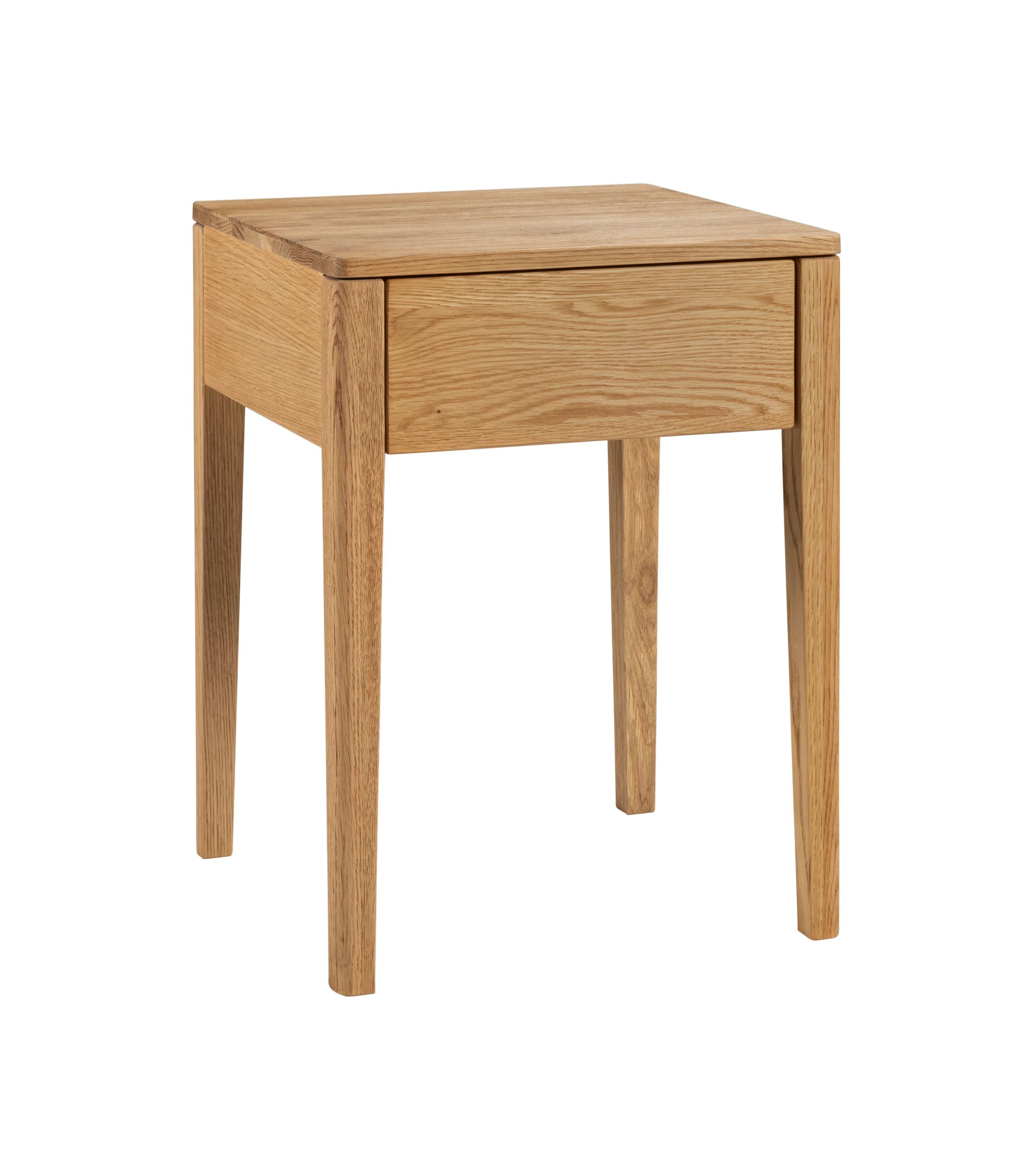 HASENA CHILLY Nachttisch - Eiche massiv / B: 43.0 cm x T: 43.0 cm x H: 58.0 cm