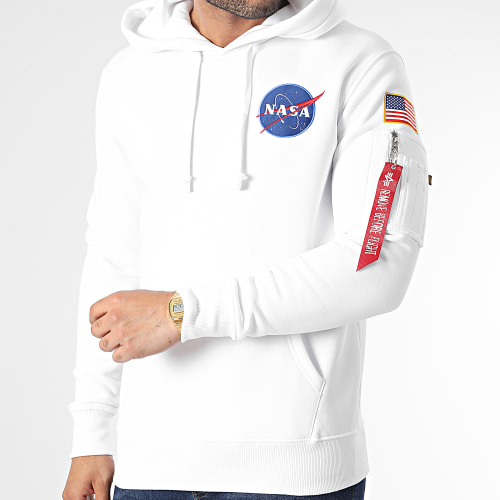 Sweat Capuche Space Shuttle 178317 Blanc