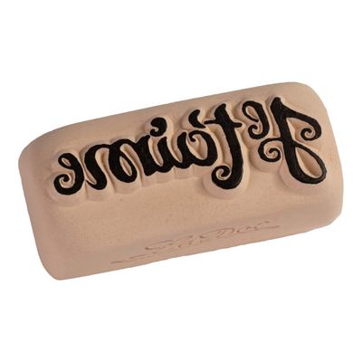 LaDot - Pierre pour tatouage éphémère - en céramique - taille M (2 x 4 cm) - je t'aime