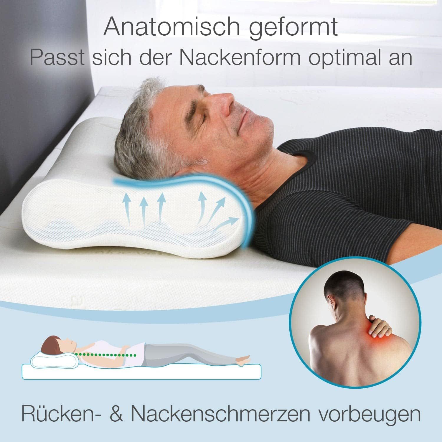 2x Bestschlaf Nackenstützkissen »Premium De Luxe«