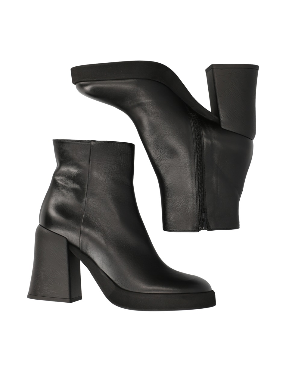 Glattleder Stiefelette
