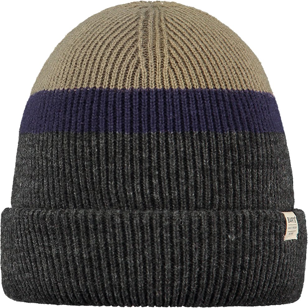 Barts Metrop Mütze Herren dark heather