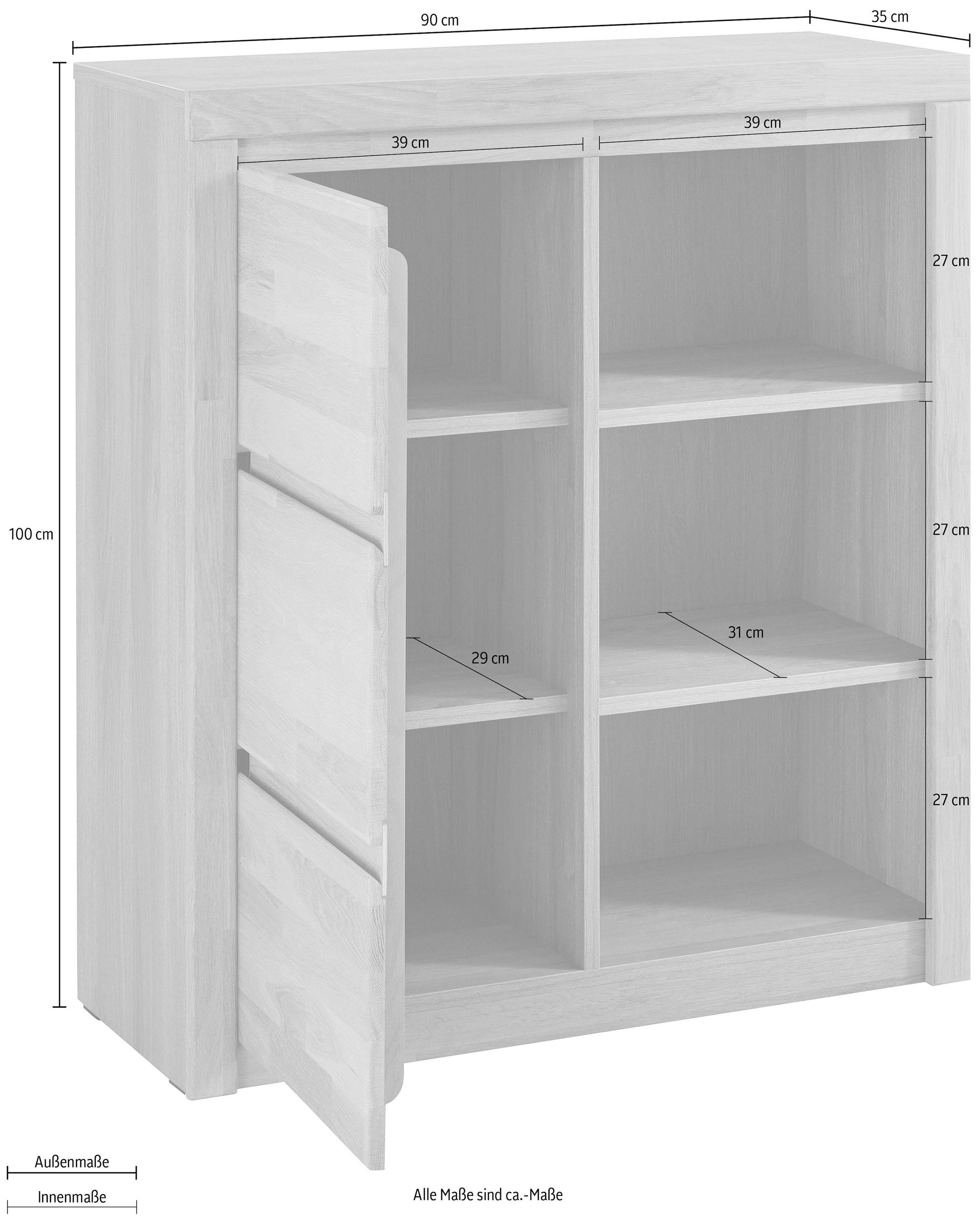 Home affaire Highboard »Silkeborg« Breite 90 cm