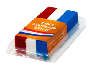 Folat Schmink Stick Rood/Wit/Blauw 1ST