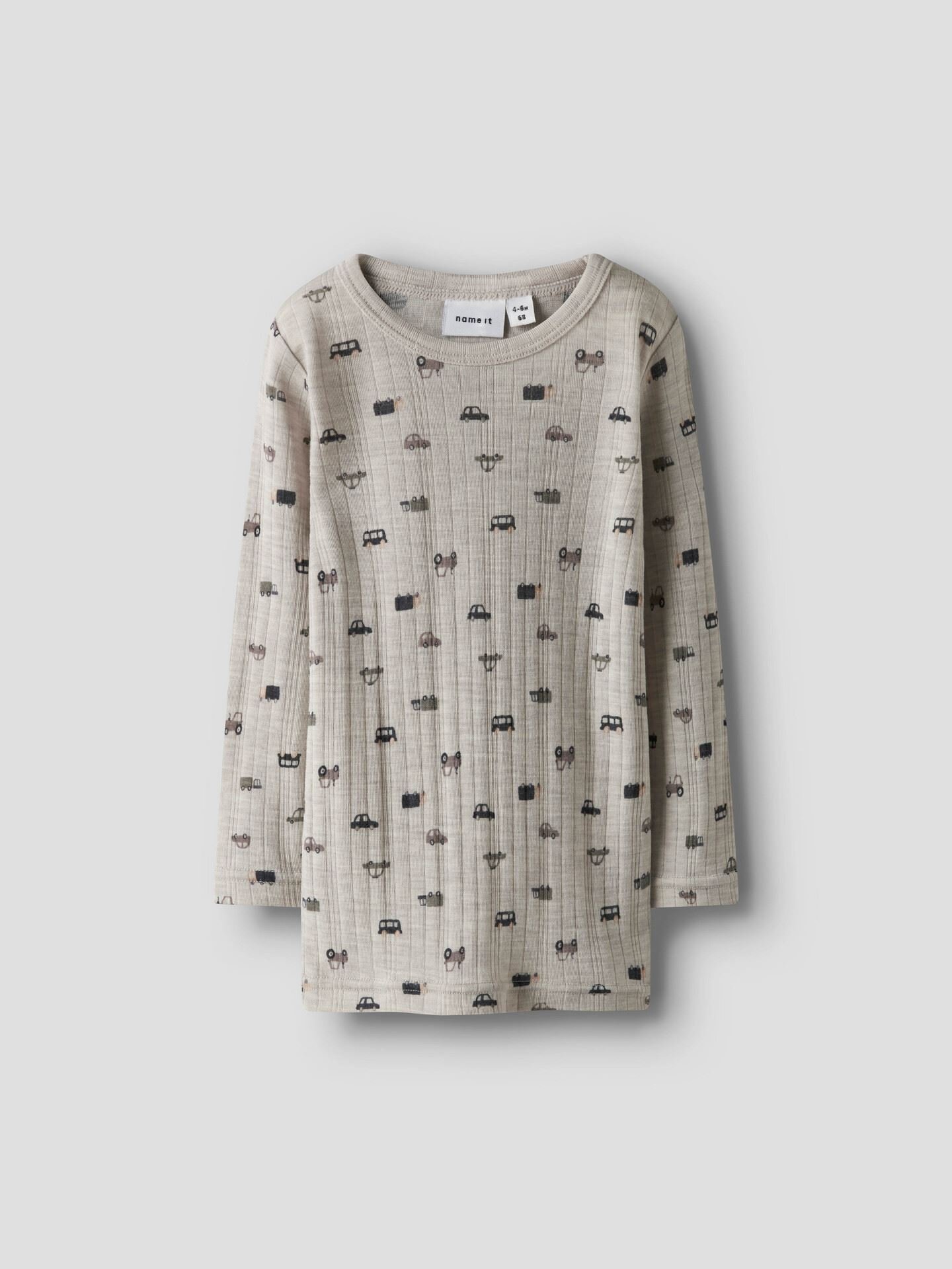 Wang Wool Needle Long Sleeve Top