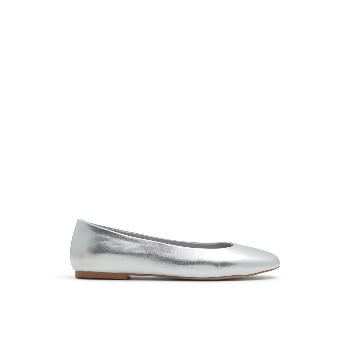 K STUDIO-Talagyn-Ballerine - Talon plat - Argent