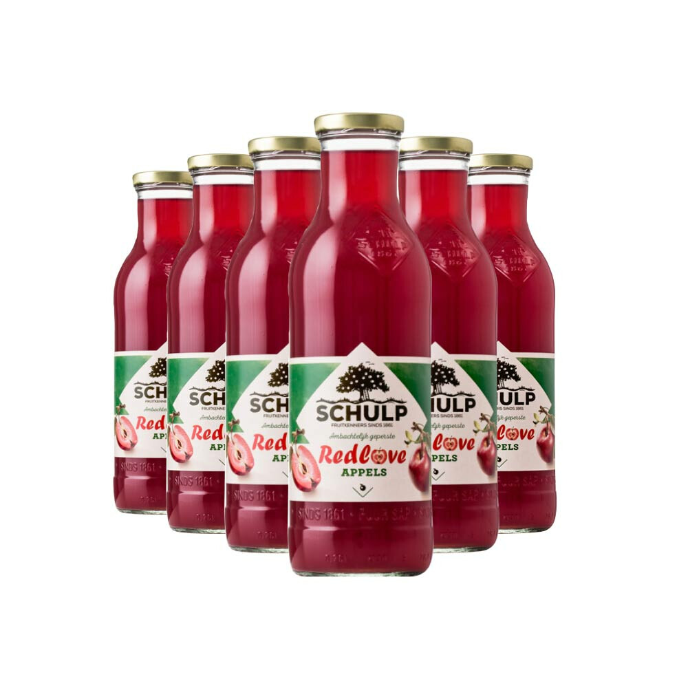 Schulp Red Love Appelsap Ambachtelijk6 x 0,75 liter