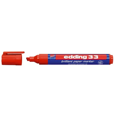 edding 33 Pigmentmarker, 1-5mm, rot