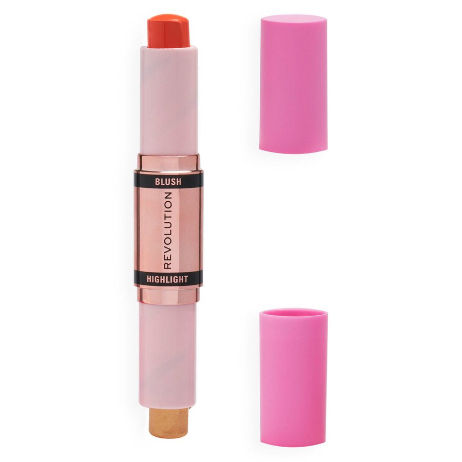 Makeup Revolution Blush & Highlight Stick Coral Dew 4,3g
