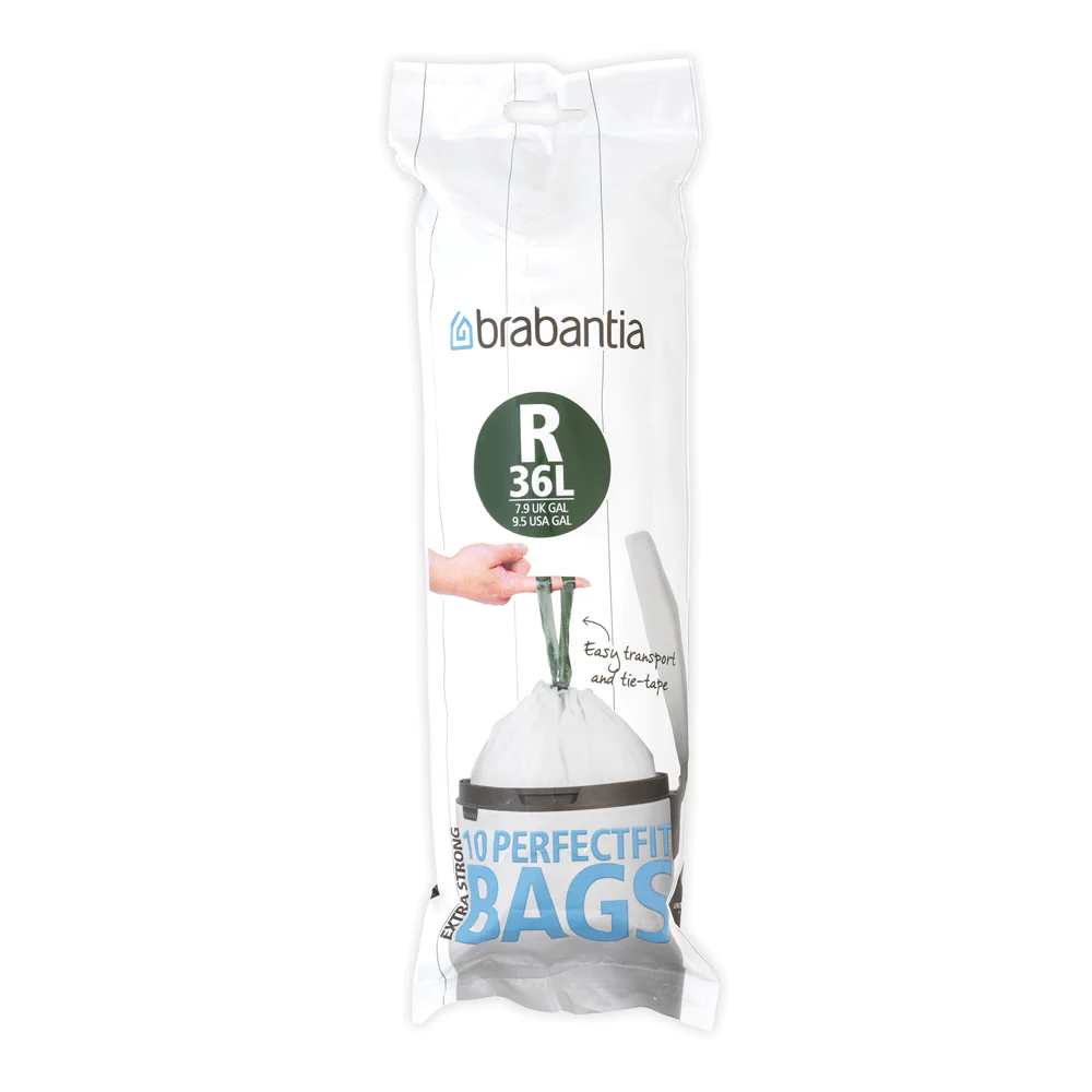 Rouleau de 10 sacs poubelles 36 l Code R Brabantia
