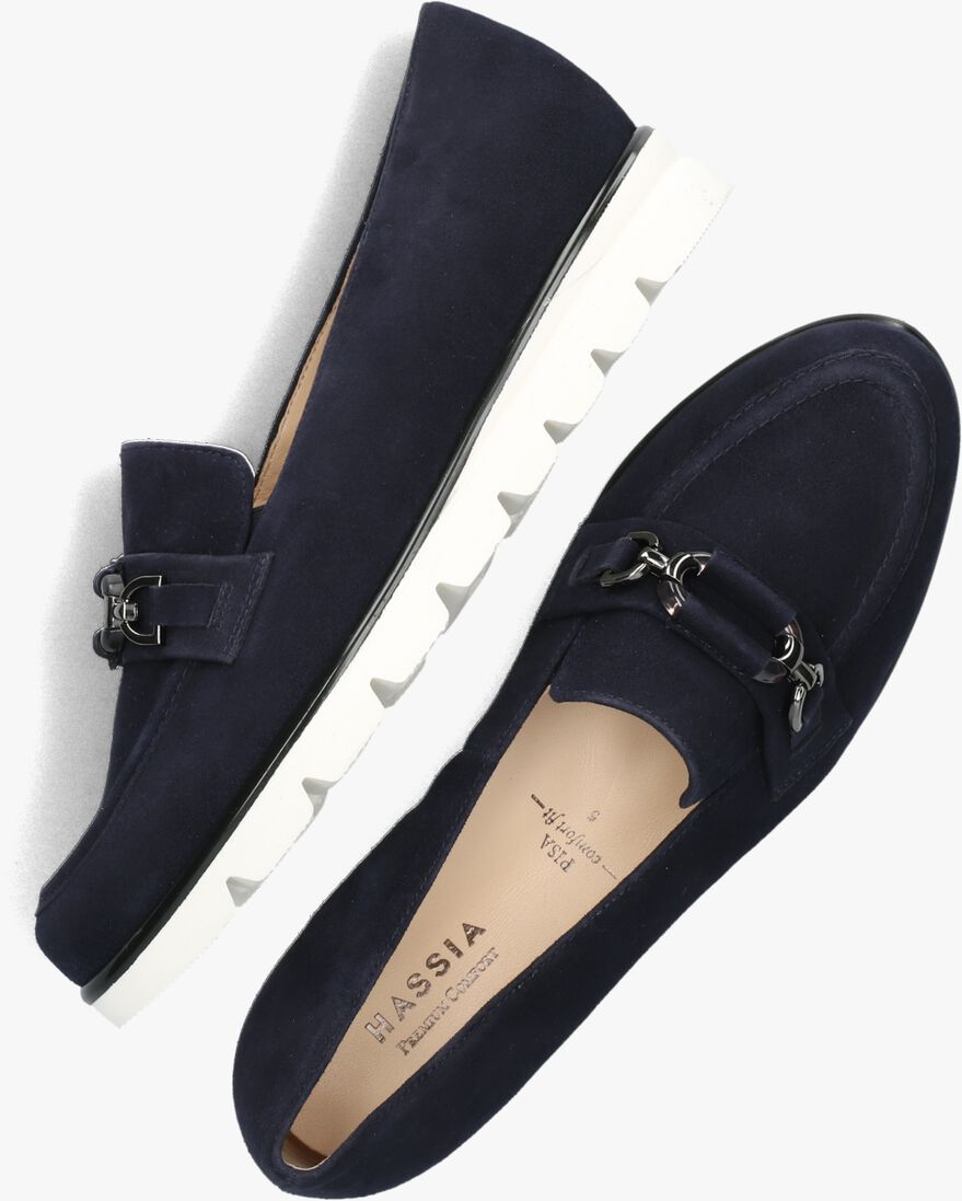 HASSIA blauwe hassia instappers 301552 pisa