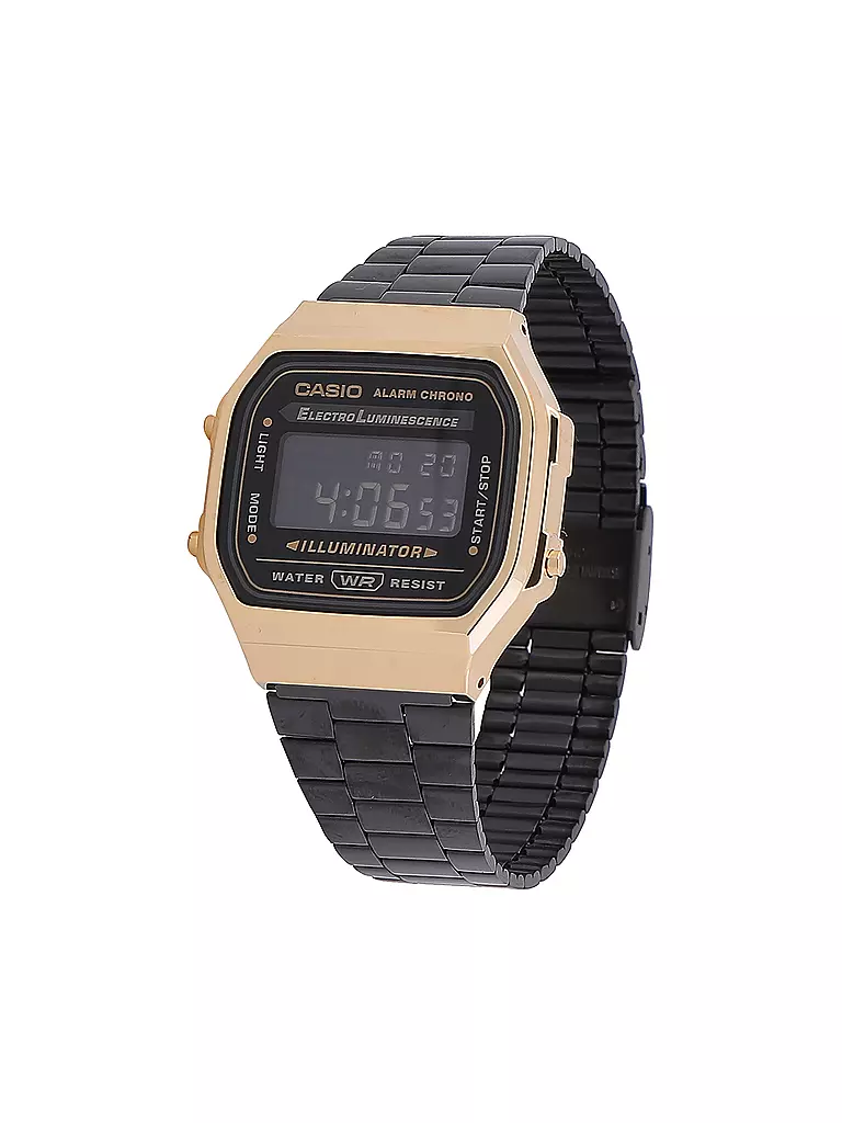 CASIO Uhr Casio Vintage A168WEGB-1B schwarz