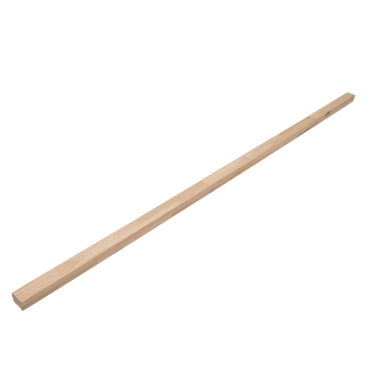 Rampe carrée pour escalier FORTIA naturel chêne