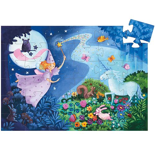 Djeco puzzel de fee en de eenhoorn (36st) DJ07225