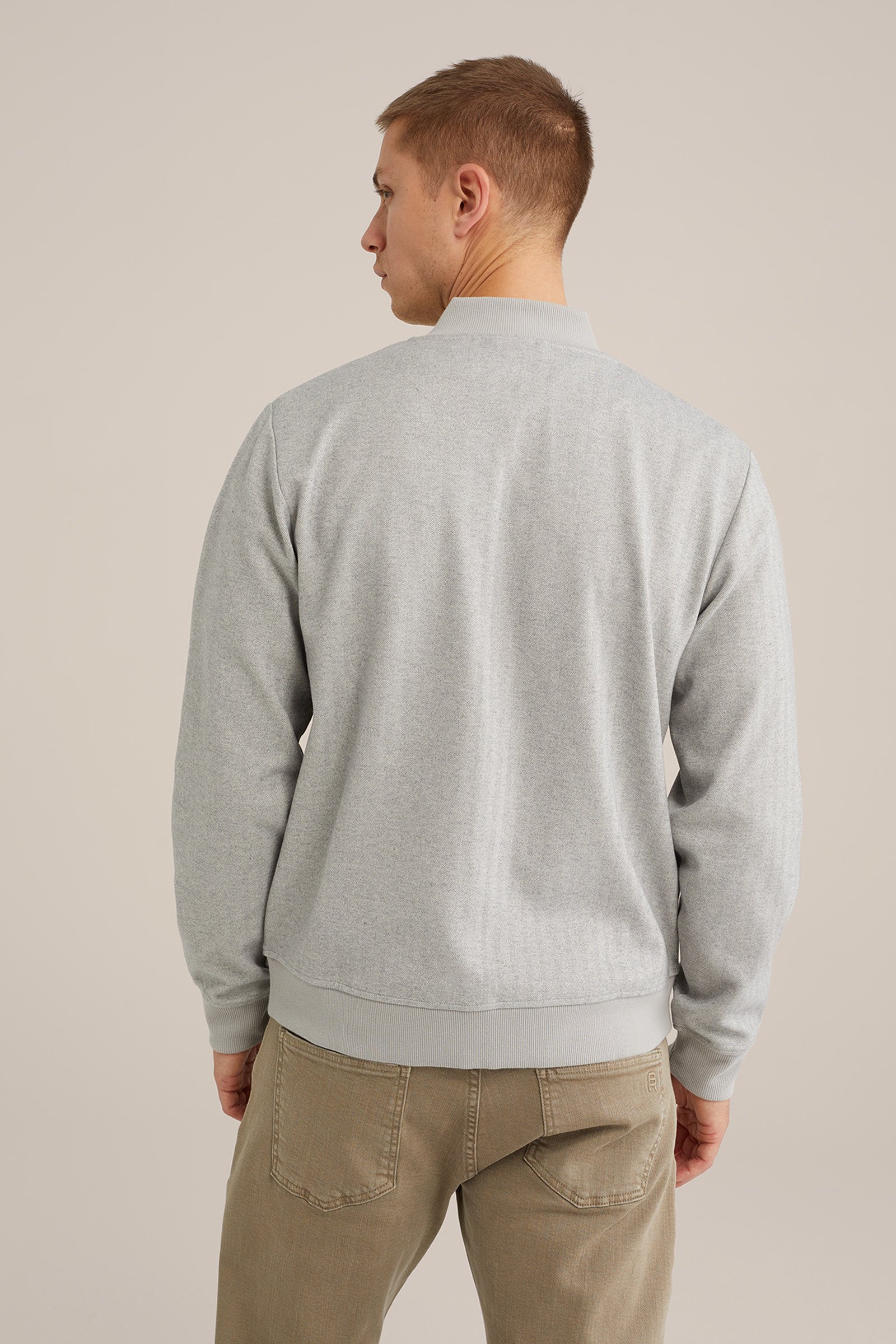 bomber vest WE Fashion Lichtgrijs