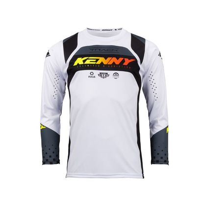 Maillot cross Kenny TRACK FOCUS 2024 - Noir / Blanc