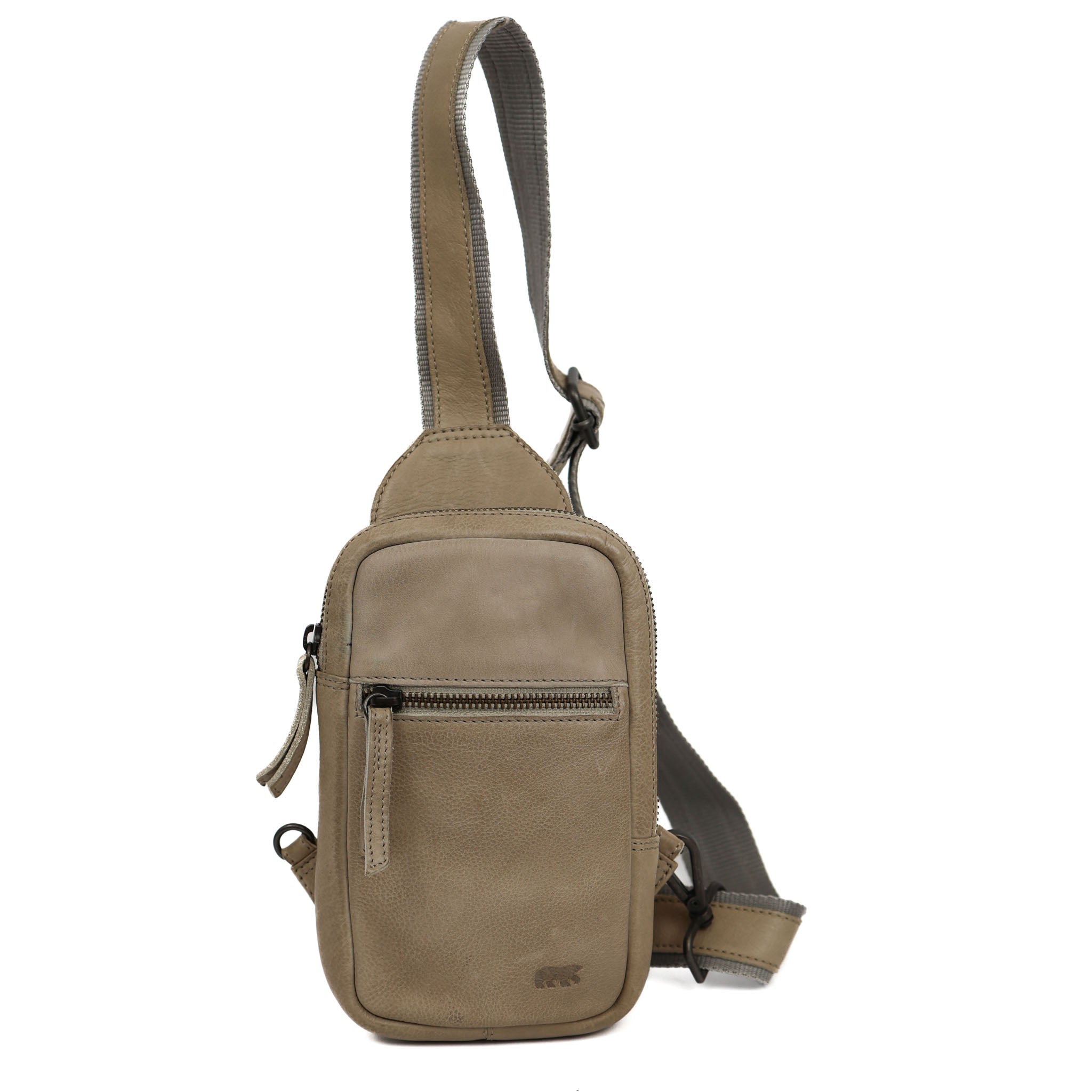 Klein crossbody tasje 'Nikki' silver mink Silver mink