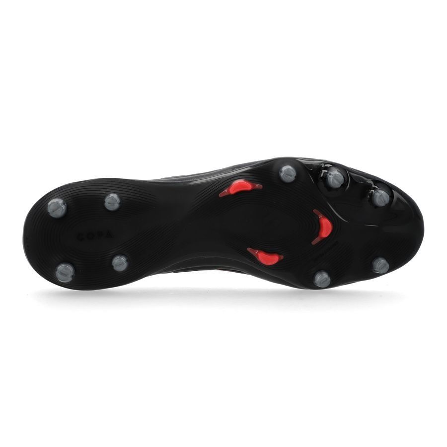 adidas Copa Pure Elite III Laceless FG Stealth Victory - Noir/Gris/Lucid Red