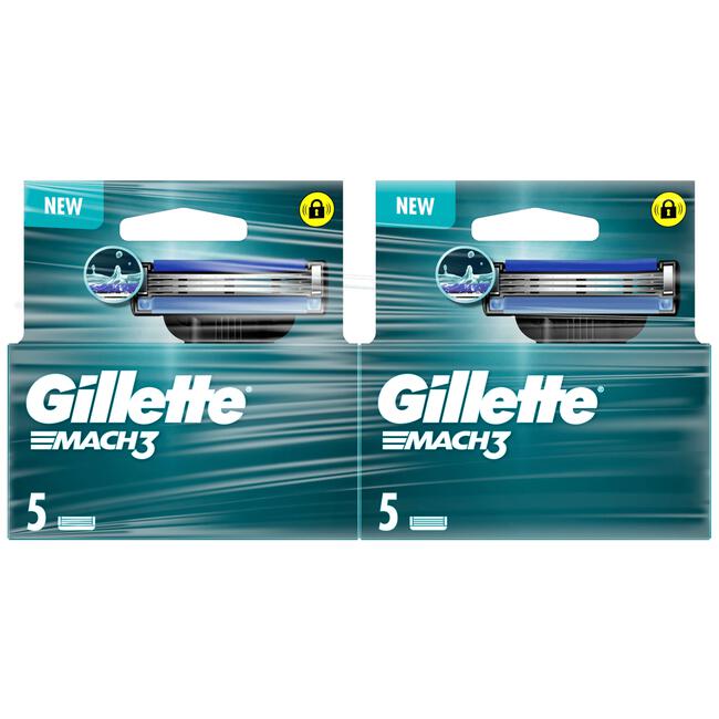 Gillette Mach3 Navulmesjes Duopak 2x5 Stuks