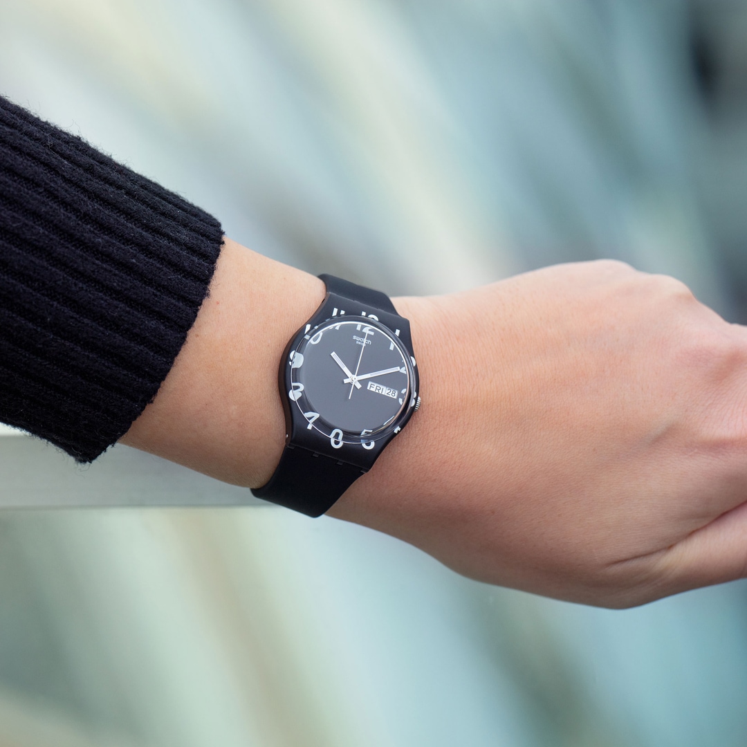 Swatch Original 34 Over Black