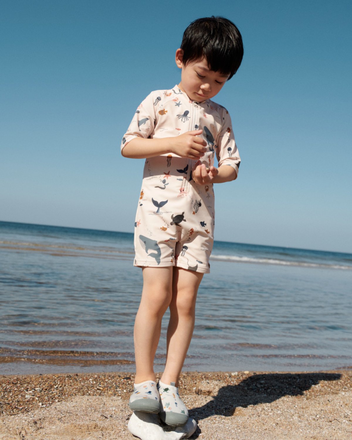 Badedrakt, T-skjorte ermer – UV drakt UPF40+ | Max Printed Shortsleeve Swim Jumpsuit