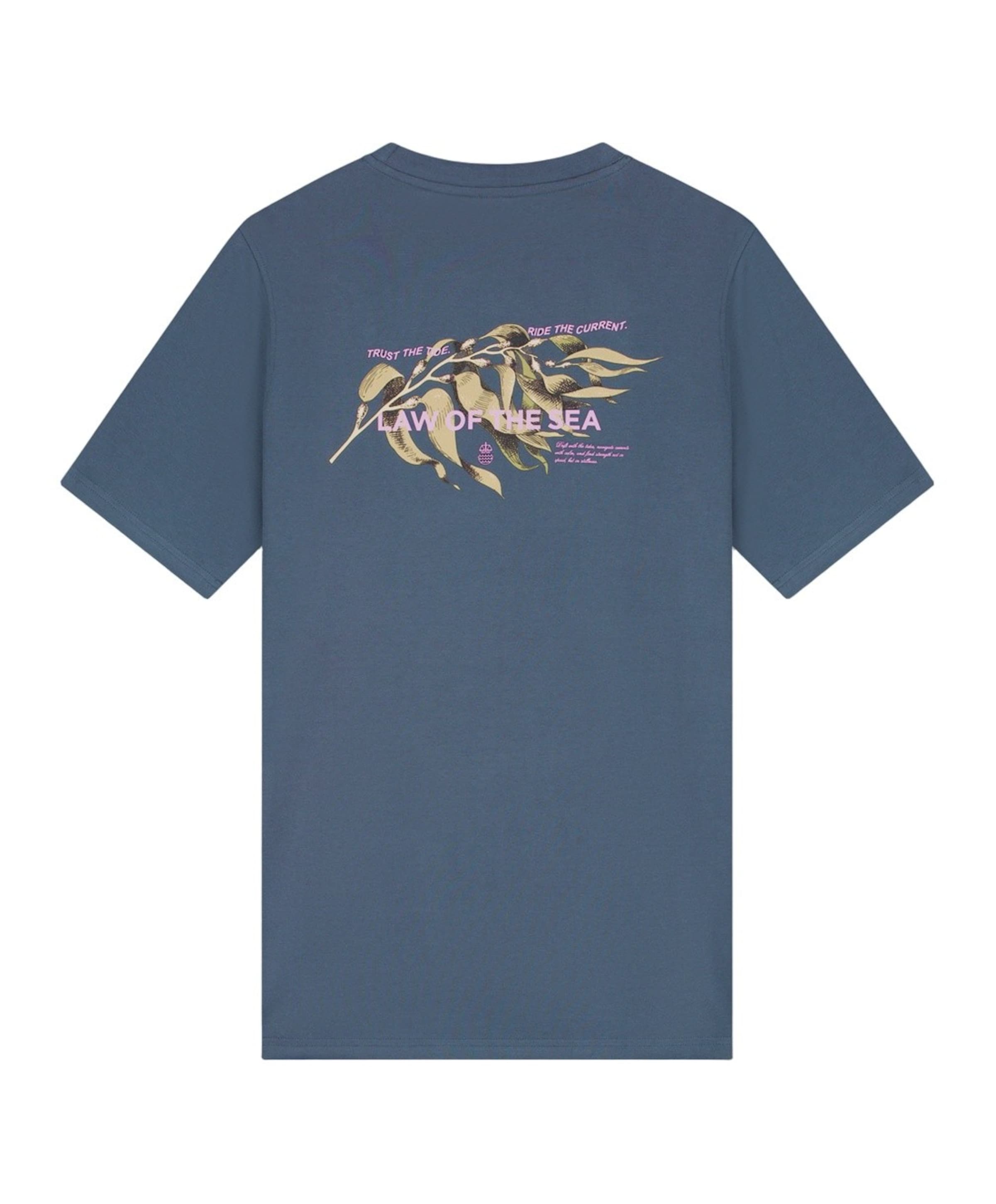 Law of the Sea Heren T-shirt blauw