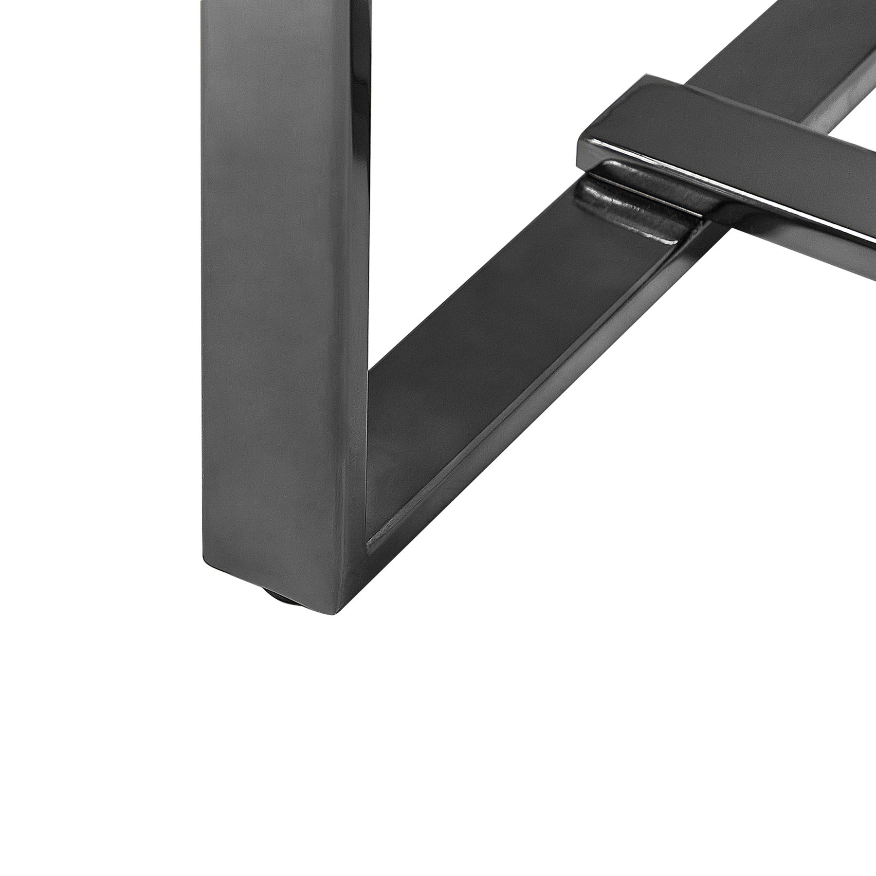 Beliani - PLANO - Consoletafel - Wit - Veiligheidsglas