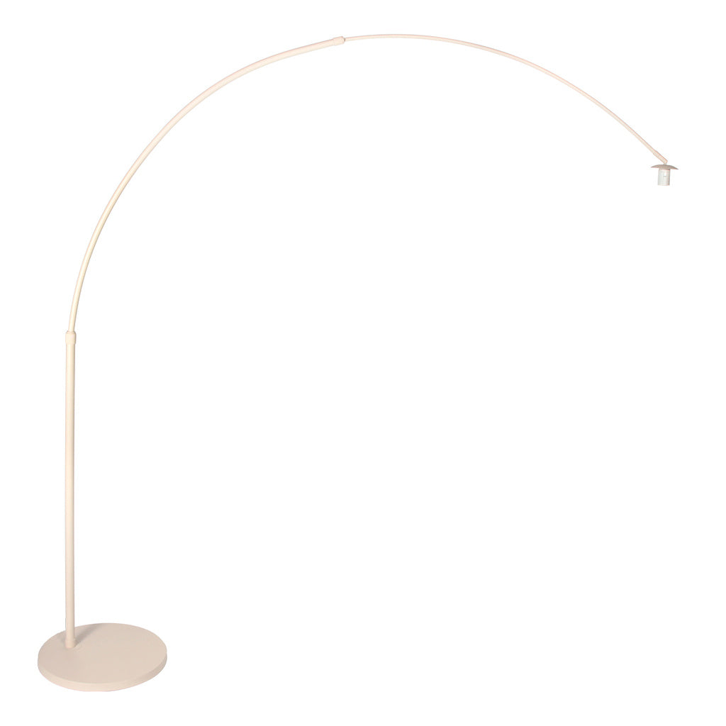 Steinhauer Booglamp Sparkled Light CrÃ¨me  incl. Bamboe Kap Ã 60cm