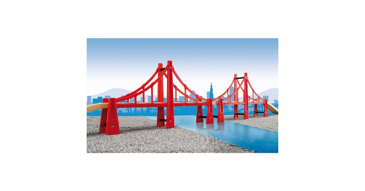 BRIOWorld - Dubbele hangbrug Baan