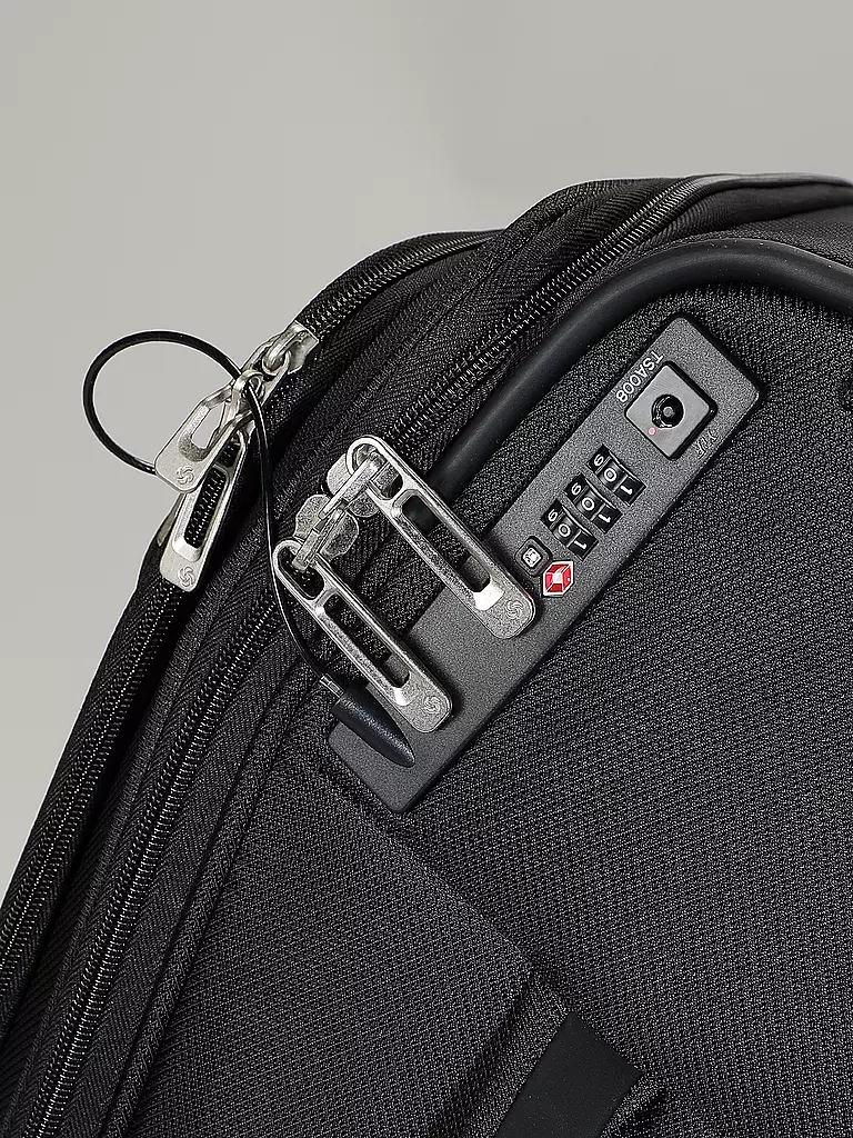 SAMSONITE Trolley RESPARK SPINNER 55cm erweiterbar  schwarz