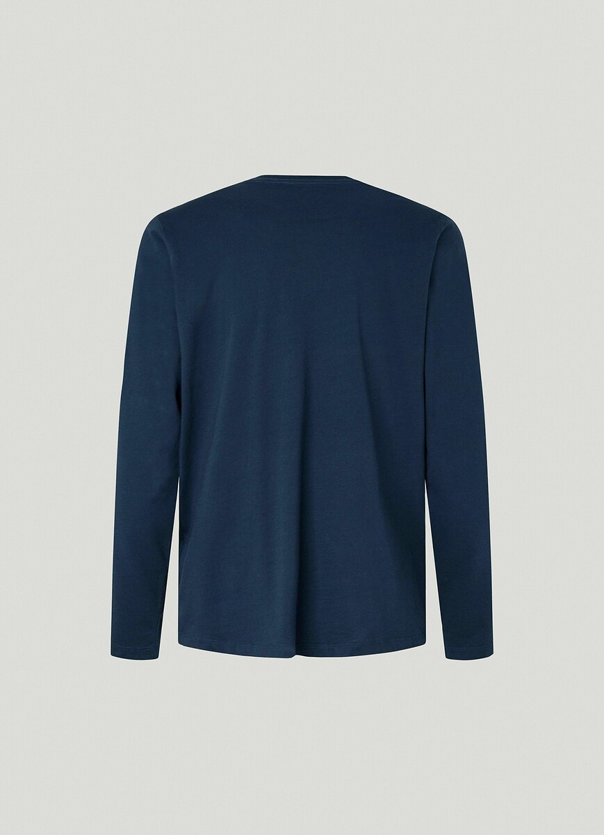 PEPE JEANS<br>Camiseta de manga comprida com gola redonda Eggo