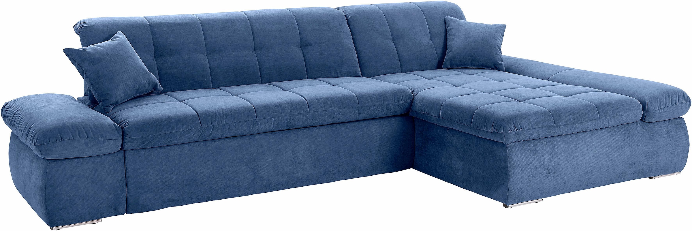 DOMO collection Ecksofa »NMoric XXL, B/T/H: 300/172/80cm, L-Form« wahlweise mit Bettfunktion und Armlehnverstellung