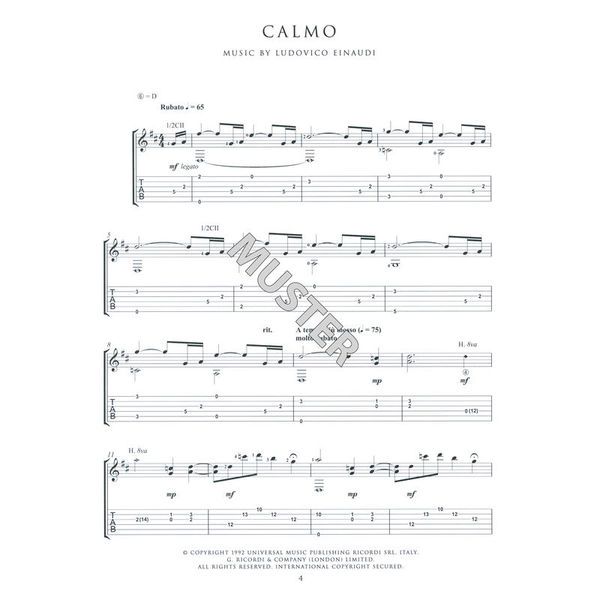 Wise Publications Ludovico Einaudi: The Guitar