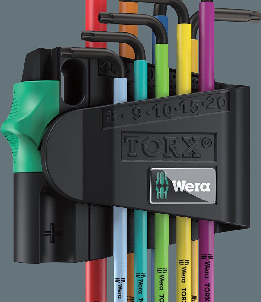 Wera 967/9 TX BO Multicolor 1 SB Winkelschlüsselsatz kaufen | Bike-Discount