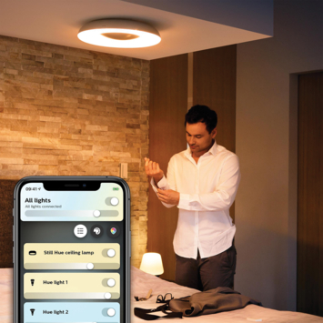 Philips Hue plafondlamp Still wit - warm tot koelwit licht 22.5W - met 1 dimmer switch