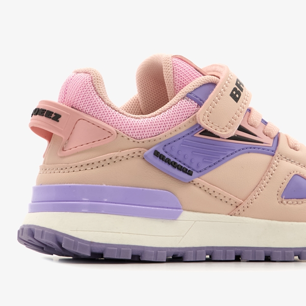 Braqeez meisjes sneakers roze paars