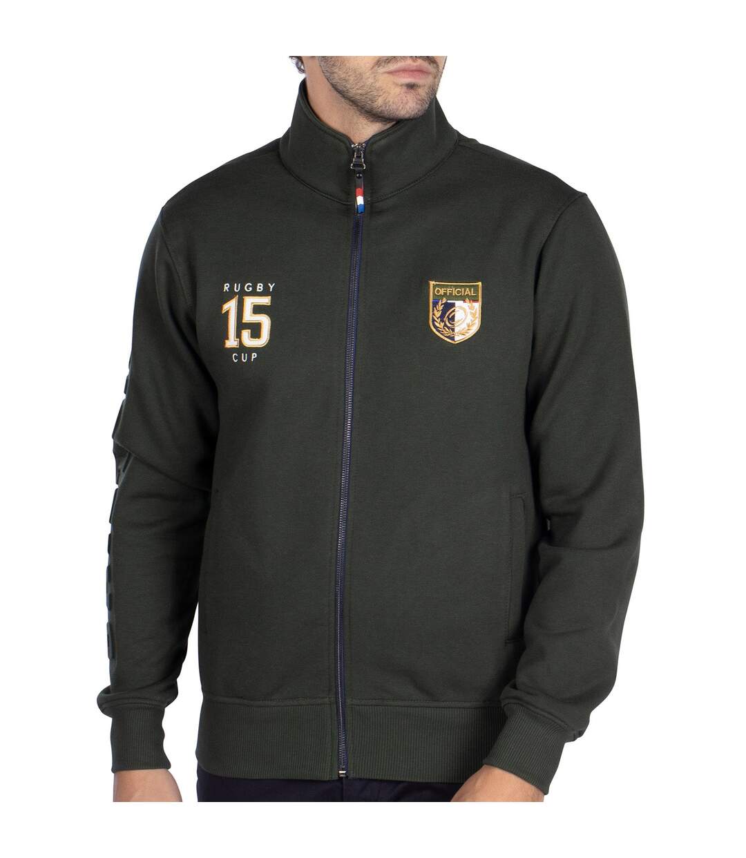 Gilet zippé rugby nations