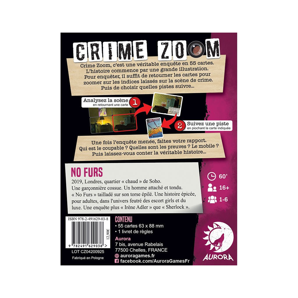 Crime Zoom - No Furs