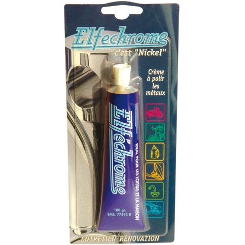 Crème à polir métaux - Elfechrome - tube - 100g