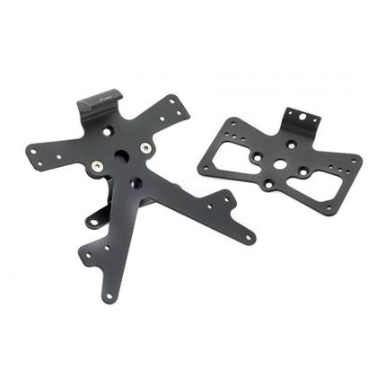 Support de plaque Rizoma Side Arm - Noir
