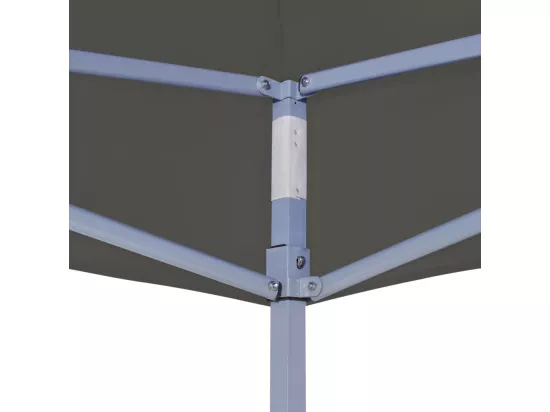 Tente de réception escamotable 3 x 3 m Anthracite
