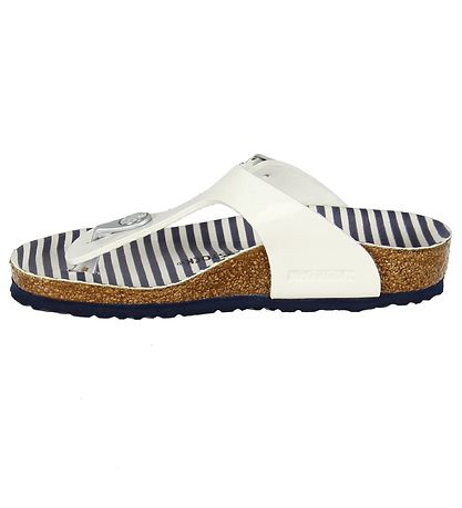 Birkenstock Sandalen - Gizeh - Nautical Stripes White