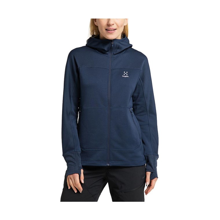 Haglöfs Betula Hooded Jacket Women Tarn Blue