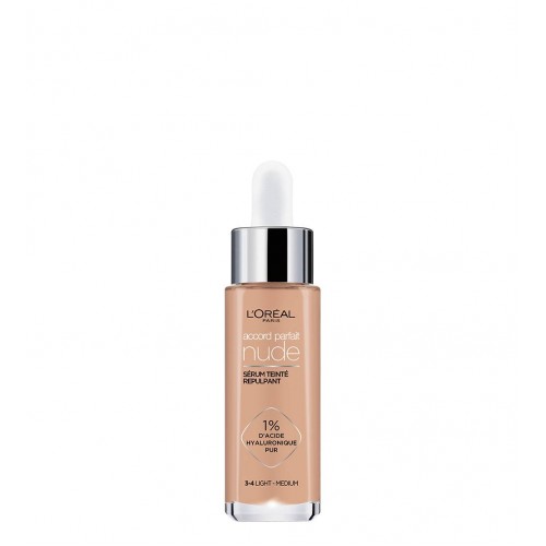 L'Oréal Accord Parfait Nude Sérum Com Cor 3-4 Light Medium 30ml
