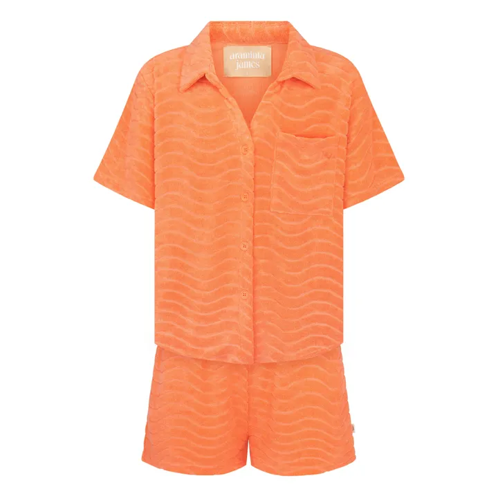 Araminta James Ensemble Chemise Terry Wave | Orange