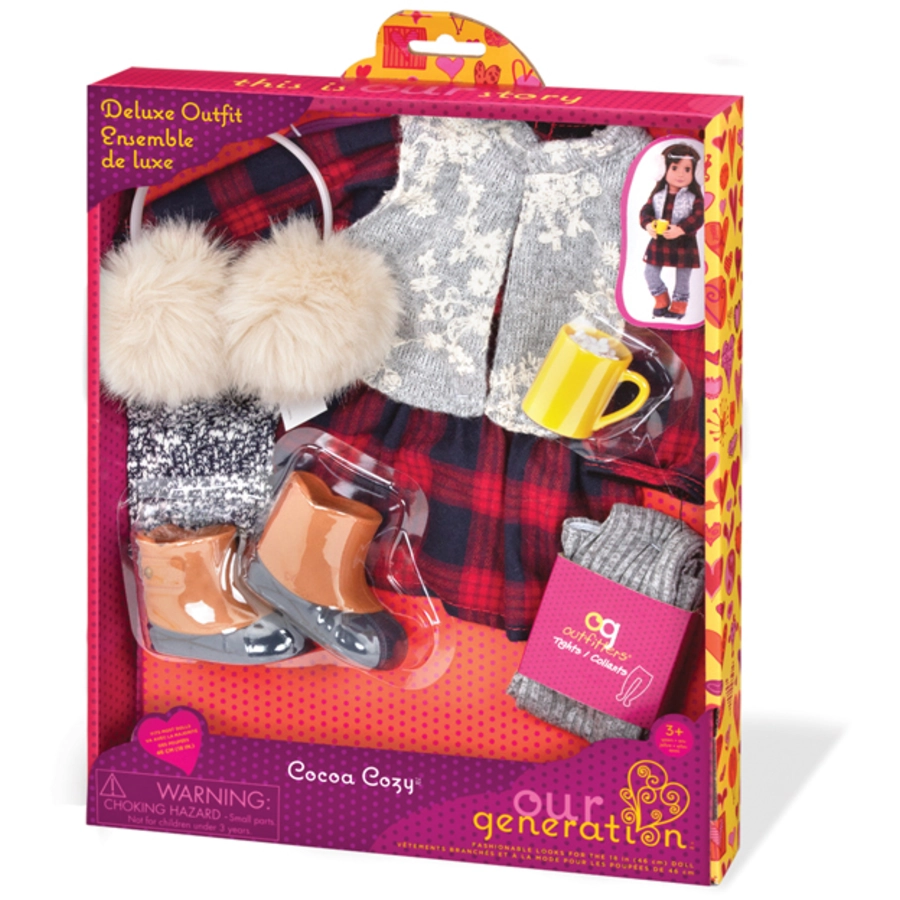 Our Generation Outfit Kuschelmonster für 46 cm Puppen Mehrfarbig