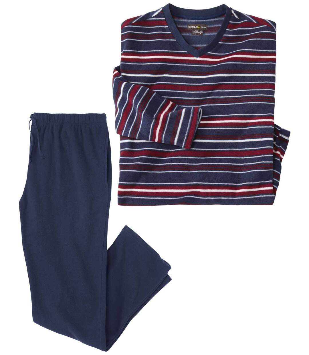 Pyjama Micropolaire Marine Rayé