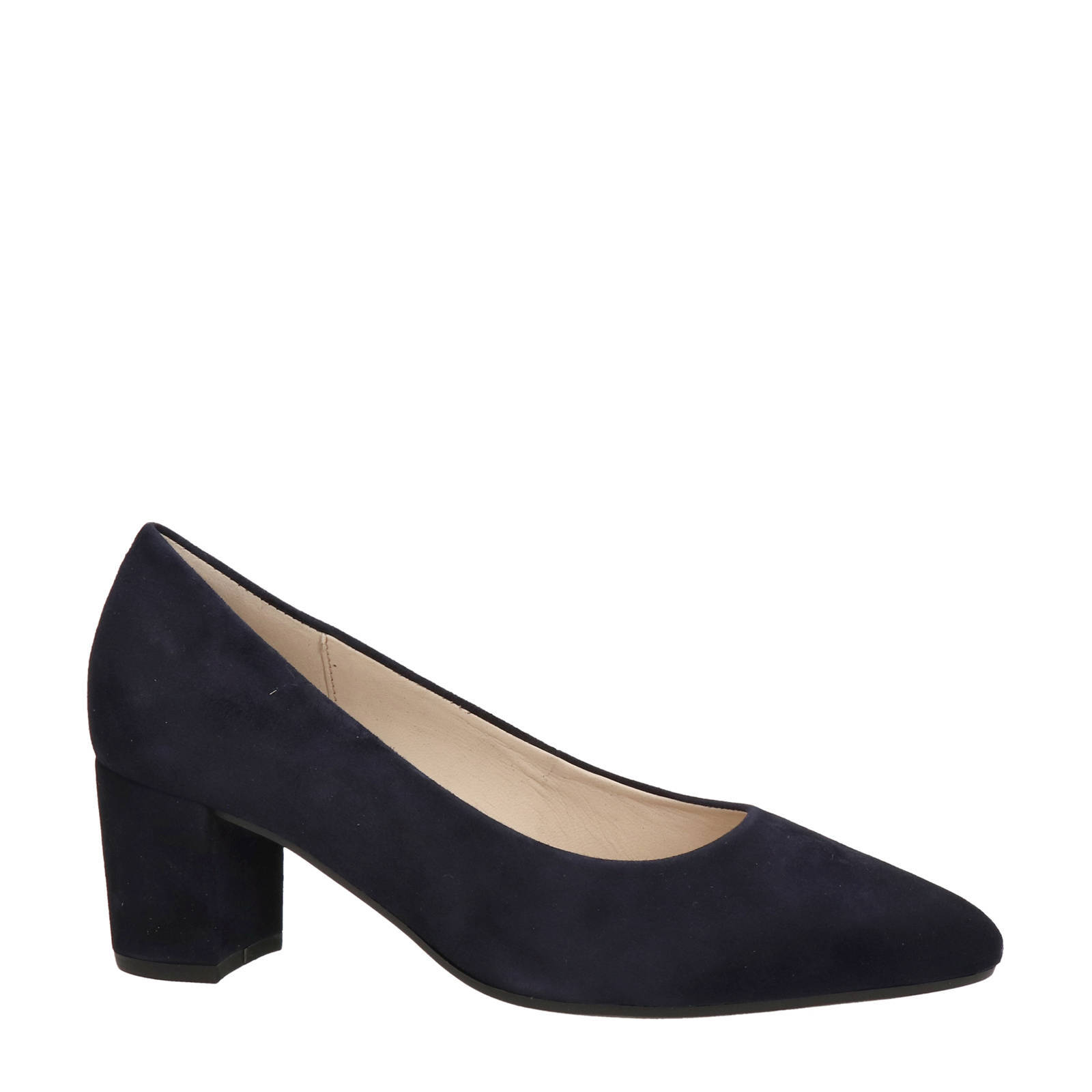 Gabor suède pumps donkerblauw